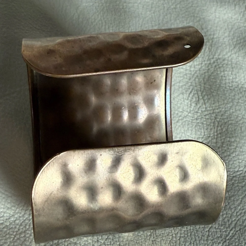 Hammered Metal Cuff Bracelet